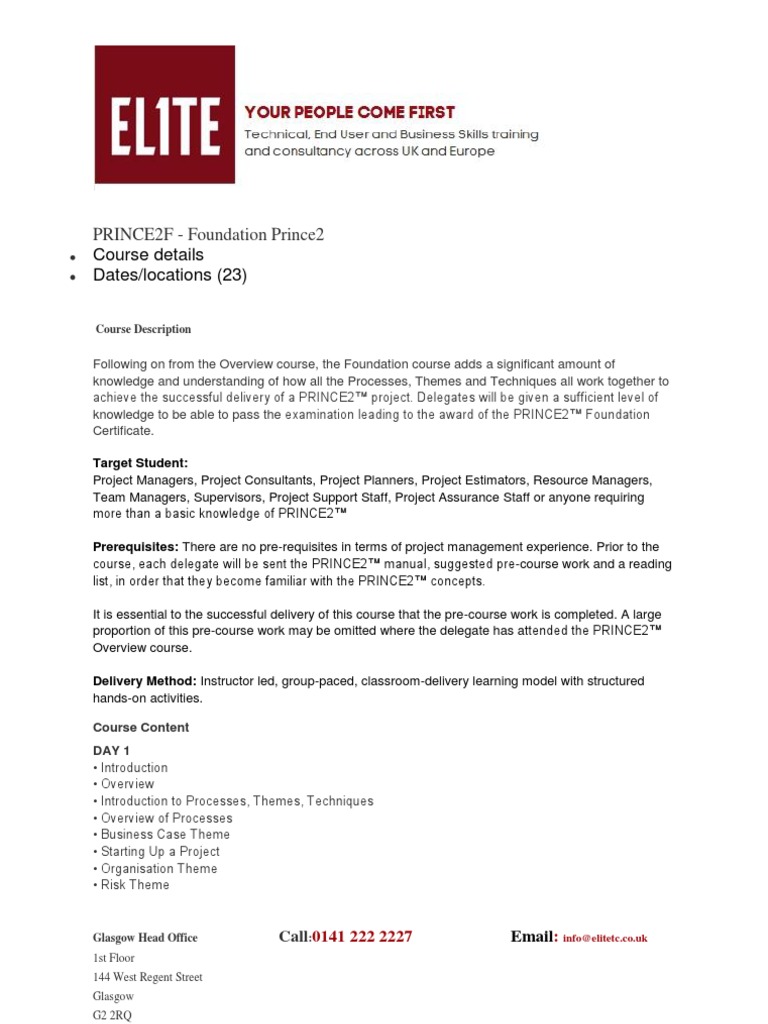 Elite Training Consultacy | PDF | Business | Technology & Engineering