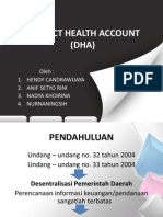 District Health Account (Dha)