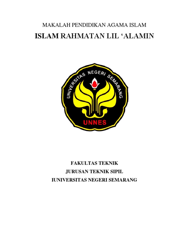 Makalah Pai Rahmatan Lil Alamin