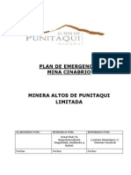 Plan de Emergencia Mina Cinabrio (3er Avance)