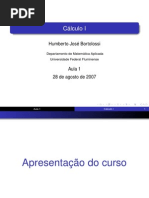 Calculo i Aula 01
