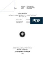 Laporan Uji Pembedaan Dual Standards dan Two Out of Five