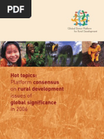Download Hot Topics in Rural Development by Global Donor Platform for Rural Development SN112594176 doc pdf