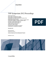 TSP Symposium 2012 Proceedings: November 2012