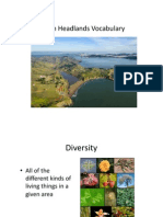 Marin Headlands Vocabulary