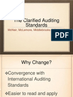 The Clarified Auditing Standards