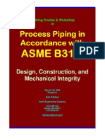 ASME B31.3 Process Piping learning course