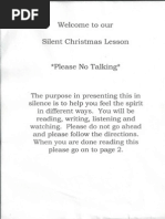 Download Silent Christmas Lesson by charris0507 SN112609645 doc pdf