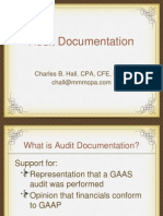 Work Paper Documentation