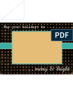 Merry and Bright Card