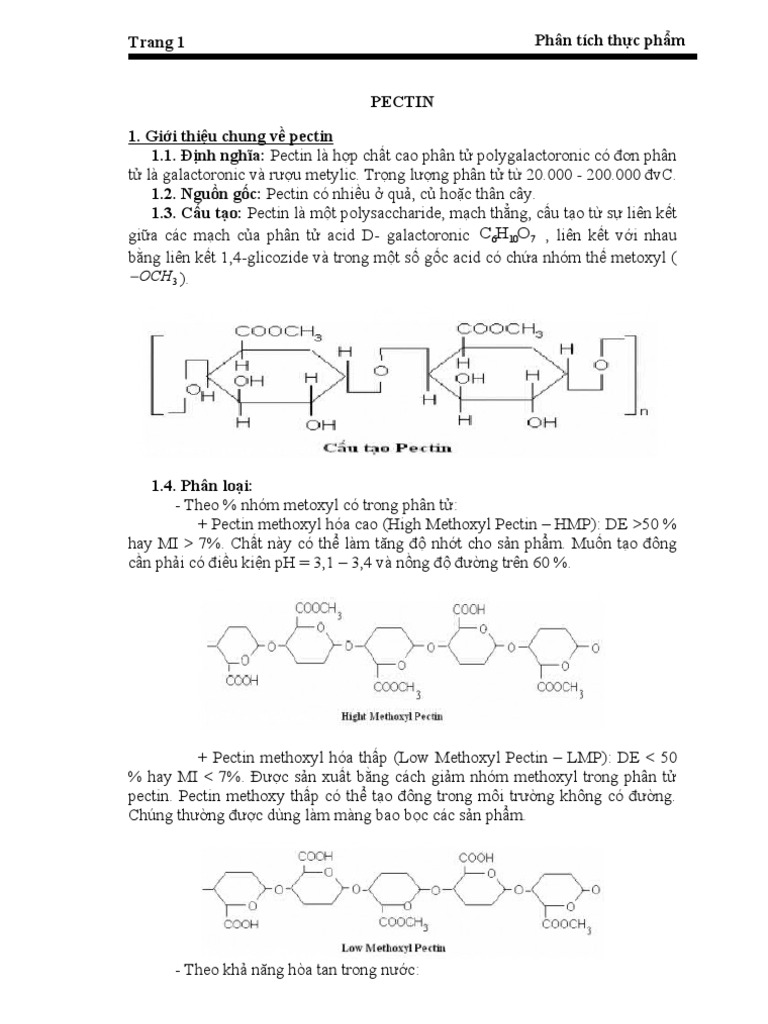 Pectin | PDF