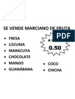 Se Vende Marciano de Fruta