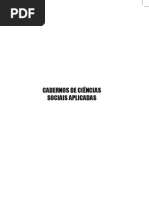 Caderno de Ciências Sociais