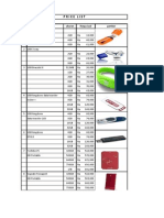 Price List for USB Flash Drives, Hard Drives, Memory Cards, iPad and Tablet Accessories