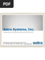 Download Setra Systems Overview Presentation by Setra Sensing Solutions SN112657262 doc pdf