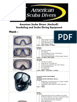 American Scuba Divers - AMSCUD, PDF, Knife