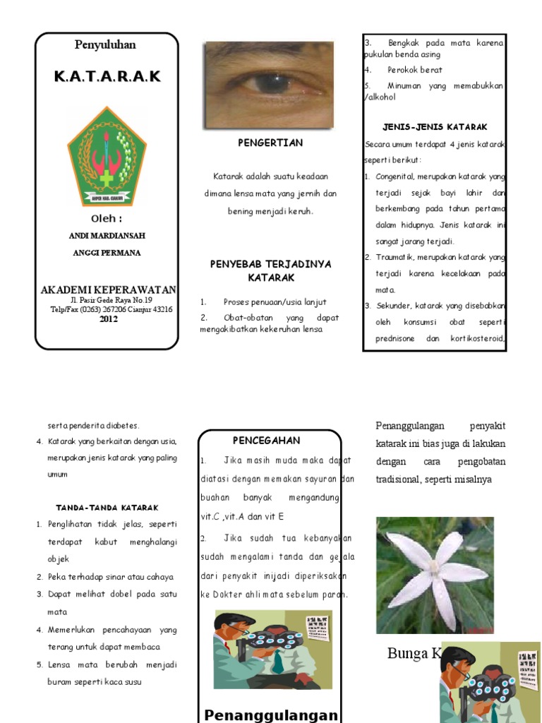 Leaflet Katarak