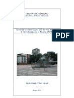 Seregno - Relazione Conclusiva Commissione Comunale D'inchiesta CRU16