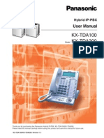 KX-TDA 100-200 1-1 User Manual 