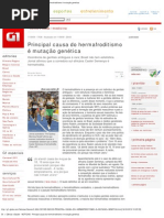 G1 _ Ciência e Saúde - NOTÍCIAS - Principal causa do hermafroditismo é mutaç