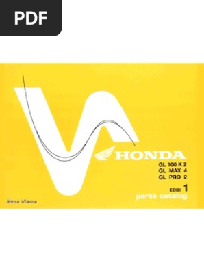 Parts Catalog Honda GL series (Astra-Honda)