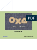 Company Profile OXA Music Course