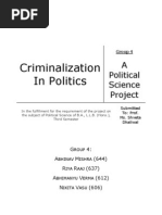 Download Criminalization in Politics PDF by Abhinav Mishra SN112703571 doc pdf
