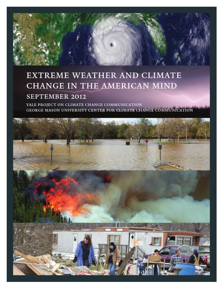 Extreme Weather and Climate Change in The American Mind | PDF | Extreme ...