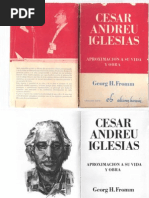 Cesar Andreu Iglesias Por Georg Fromm