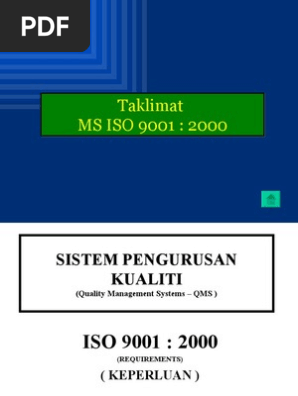 Sistem Pengurusan Kualiti Iso Pdf