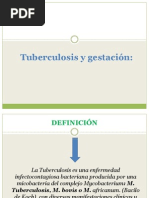 Tuberculosis y Gestación