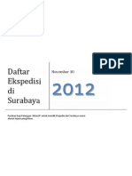 Daftar Ekspedisi Di Surabaya