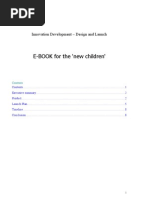 E-BOOK For The 'New Children': Innovation Development - Design and Launch