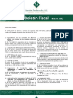 Boletin Fiscal Marzo 2012