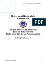 SILABO Farmacología II 2012-20113