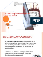 EXANGUINOTRANFUSION Exposicion