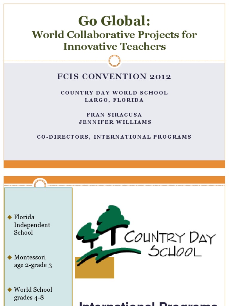 Go Global: World Collaborative Projects For Innovative Teachers | PDF