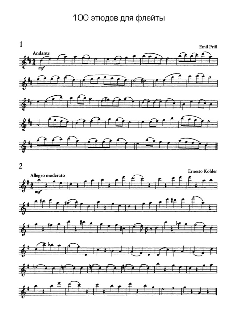 33 Easy Flute Studies