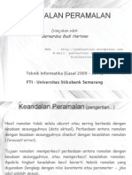 Tekniksimulasi Peramalan Keandalan