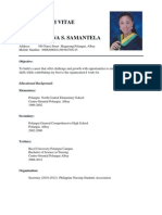 Curriculum Vitae Sheena