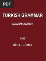 Download TURKISH GRAMMAR UPDATED ACADEMIC EDITION YKSEL GKNEL OCTOBER 2012 by YUKSELGOKNEL SN112770864 doc pdf