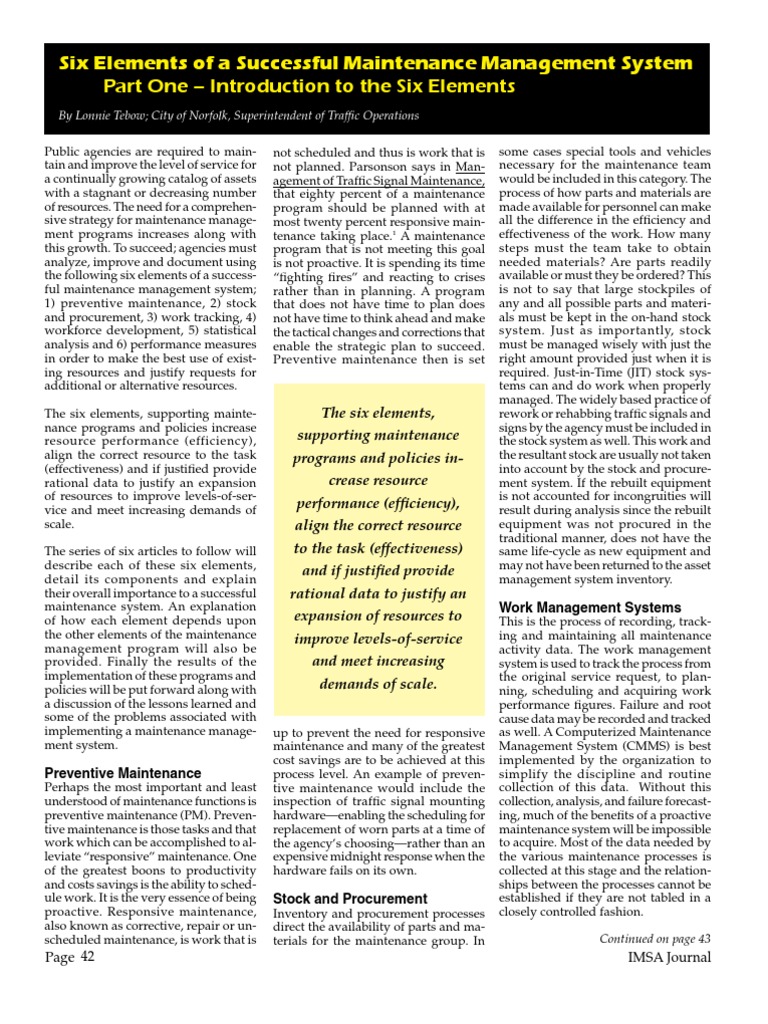 Maintenance Management System Pdf – KGEXP