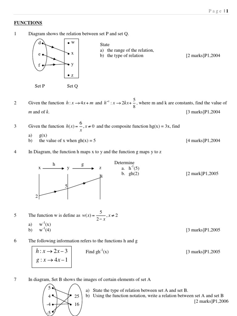 SPM Add Maths Past Year Questions | PDF | Quadratic Equation ...