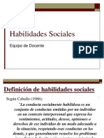 Habilidades Sociales Clases Formativa