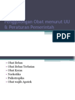 Penggolongan Obat Berdasarkan Peraturan Pemerintah