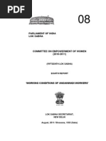 Eighth Report On Working Conditions of Anganwadi Workers