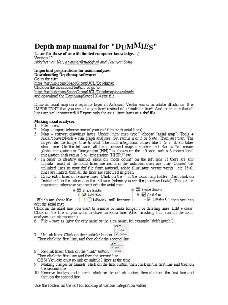 Depthmap Guide for Beginners | PDF | Geographic Information System ...