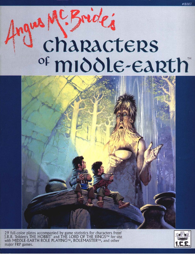 Merp Angus Mcbride's Characters of Middle-Earth | PDF | Language Arts ...