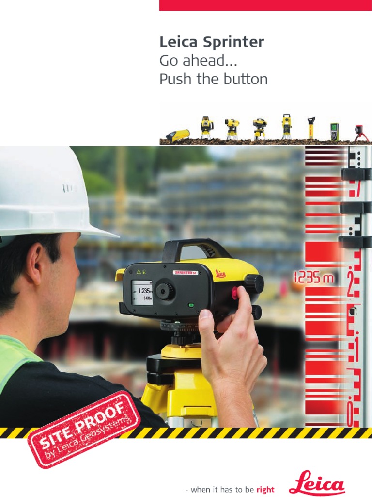 Leica Sprinter | PDF | Barcode | Personal Computers