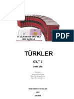 Türkler-Cilt-07 Orta Çağ (TÜRK TARiHi ÜZERiNE ÇALışMALAR VE GENEL DEĞERLENDiRMELER)